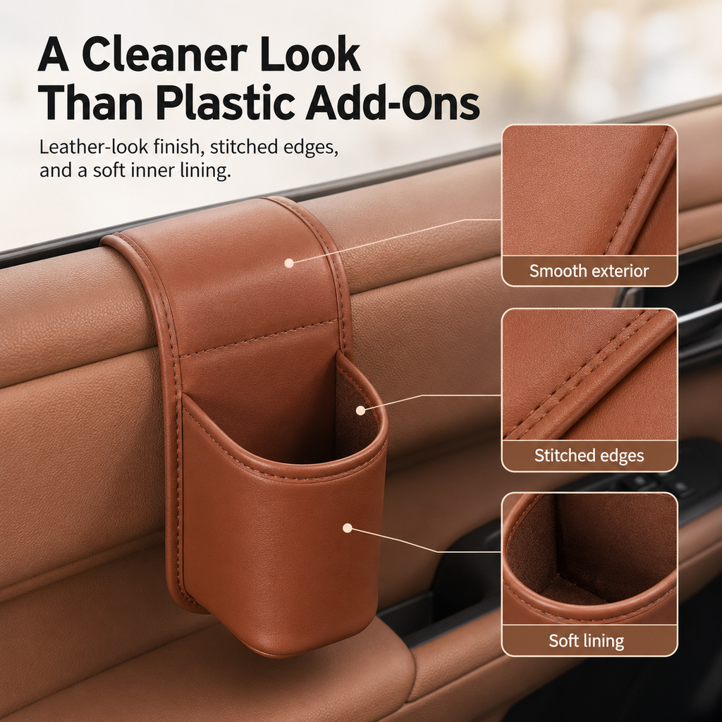 🥤Car Door Cup Holder & Multi-Purpose Storage Pocket 🔥